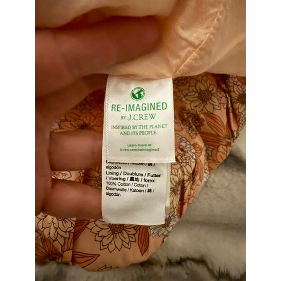 Pink Floral J. Crew Dress Size Medium - Picture 4 of 7